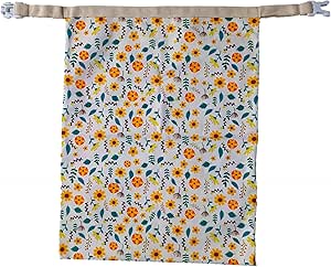 持続可能な食品グレードのミツバチワックスパンラップ綿生地生地バッグベーカリースナック収納用ゴムバンド付きパン保存袋