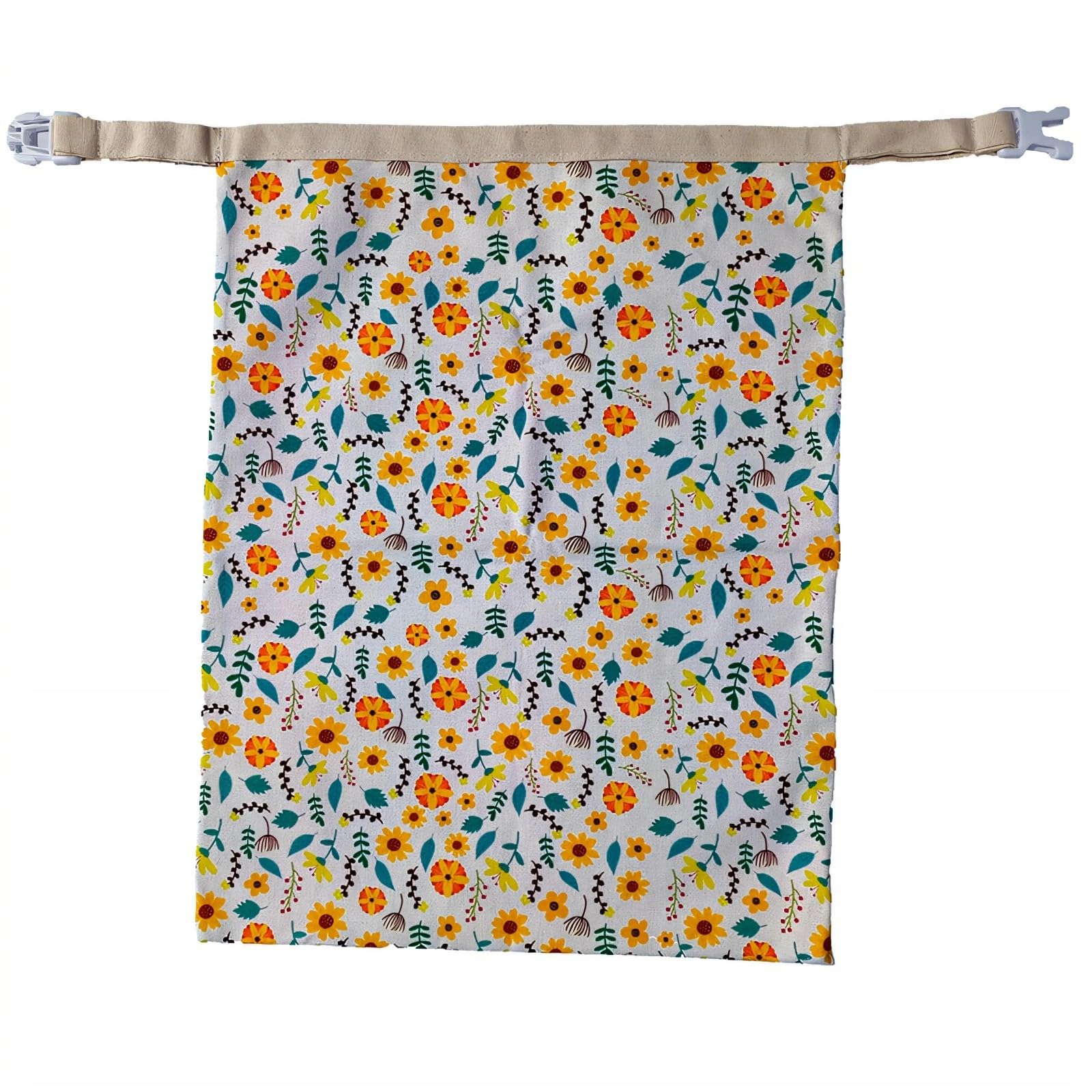 Sustainable Food Grade Bread Storage with Elastic Closure Washable for Homemade Goods Sustainable Food Grade Bees Waxes Bread Wrap Cotton Fabric Fabric Bag for Bakery Snacks Storage with Elastic Band