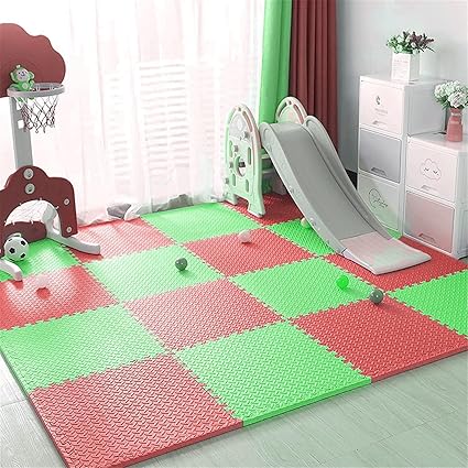 SIGNATRON Kids Puzzle Exercise Mat with EVA Foam Interlocking Tiles Play mats and Protective Flooring for Office, Home, School and Gym (50 Tiles - 200 Sq Ft)