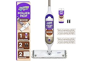 PowerMop Wood Mop Kit for Wood Floor Cleaning