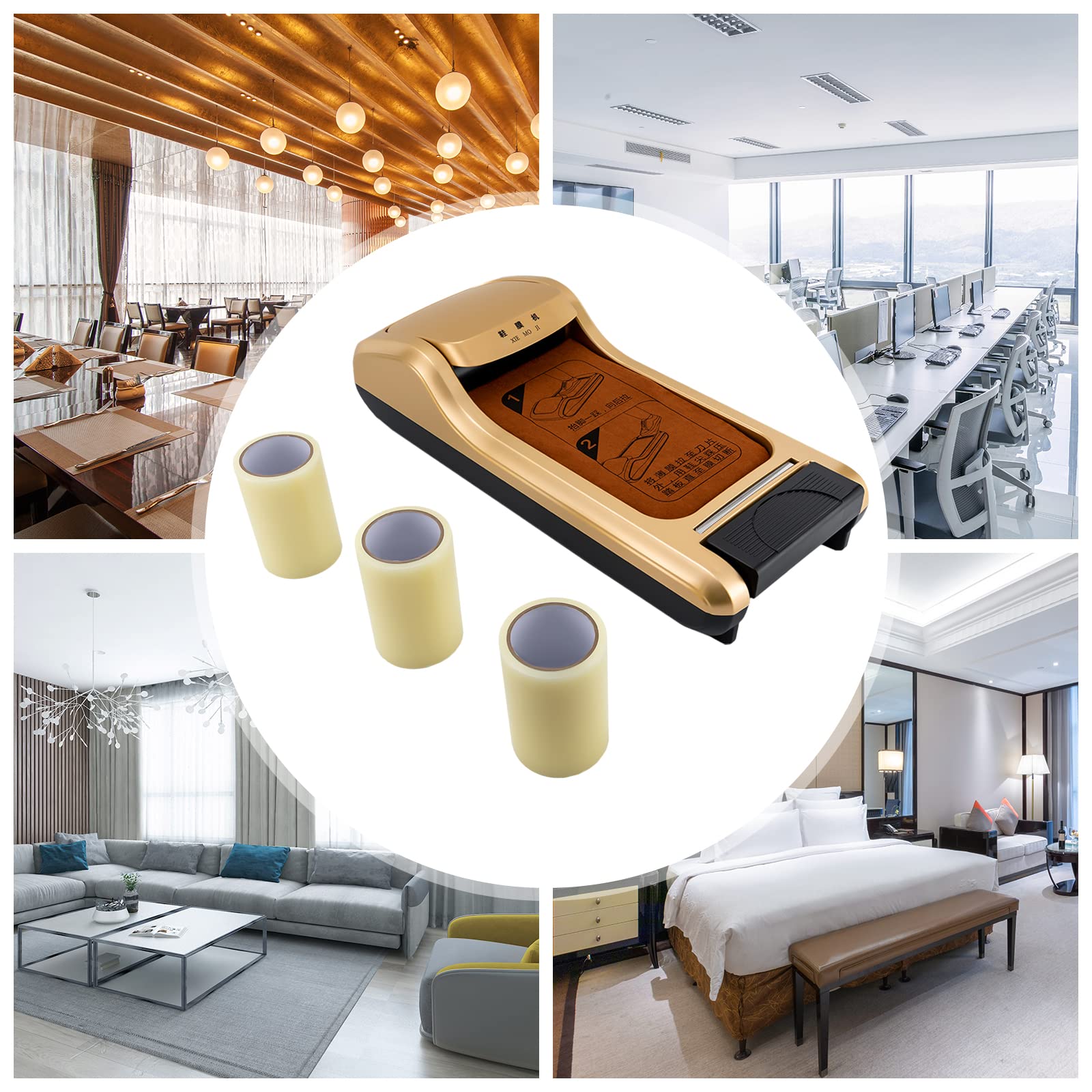 Automatic Shoe Cover Dispenser Disposable Shoe Film Machine, Fit Homes, Gatherings, Hotels, Real Estate, Hospitals, Etc