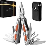 SMART JERRY 14-in-1 Multitool Pliers with Gift Box & Sheath | Premium Self-Locking Foldable Multi Tool for DIY, Camping, EDC | Stainless Steel Pocket Knife | Ideal Gifts for Men, Dad, Husband​