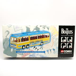 Corgi 1/50 Scale 35302 The Beatles Bedford VAL Magical mystery tour bus - Les Beatles, Paul McCartney, John Lennon, RIngo Starr, George Harrison