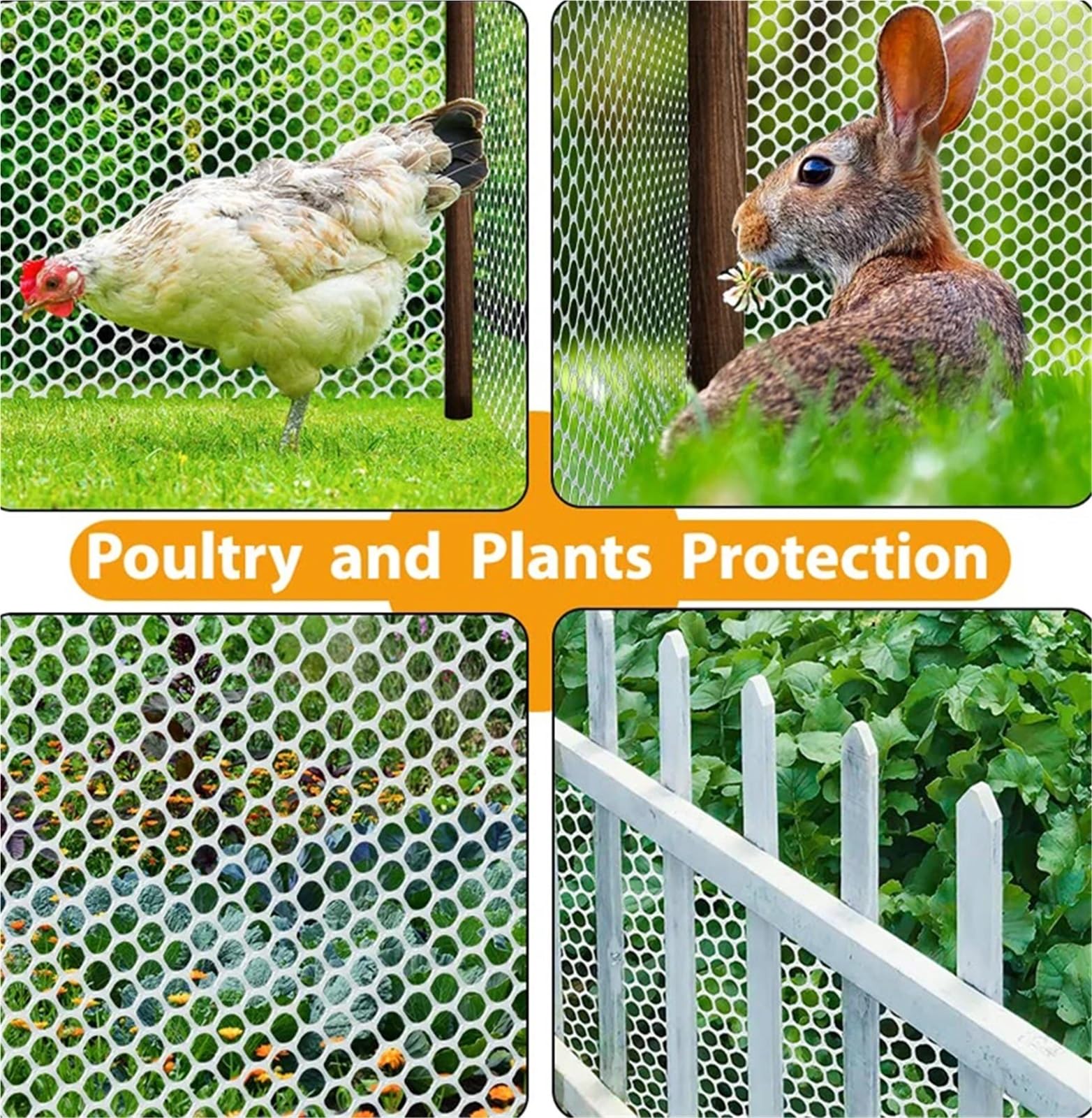 ABS żywa siatka | Biały Zielony 40-60x100-200cm Domowy ogród dla drobiu: Balkon Yard ive Barrier(Green,50x200cm)