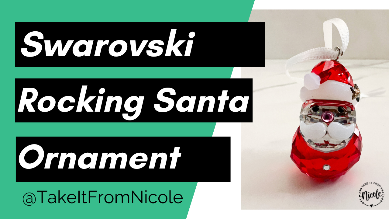 Watch Swarovski Rocking Santa Ornament on Amazon Live