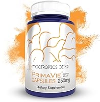 Vista 1 de Nootropics Depot Cápsulas PrimaVie Shilajit 250mg 30 unidades Extracto purificado Suplemento Ayurveda Apoya la función mitocondrial +