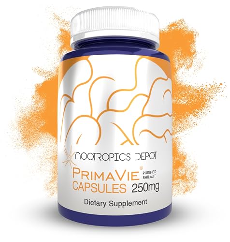 Nootropics Depot PrimaVie Shilajit Capsules | 250mg | 90 Count