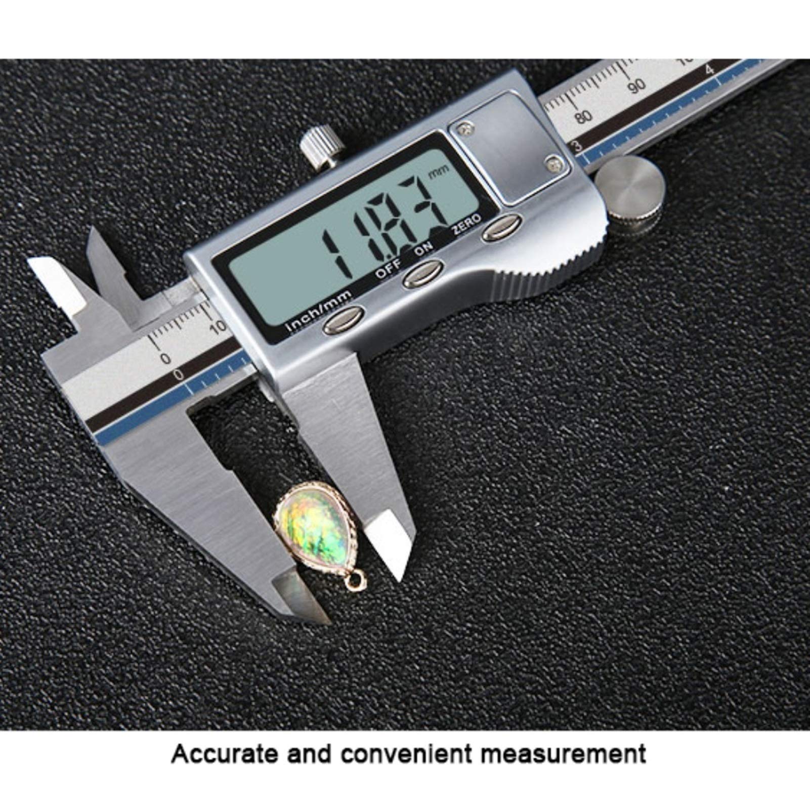 Zaciski Elektroniczny Cyfrowy Cyfrowy Zacisk Ze Stali Nierdzewnej Vernier Caliper High Precision Industrial Pomiar Narzędzia Zakres: 0-300mm