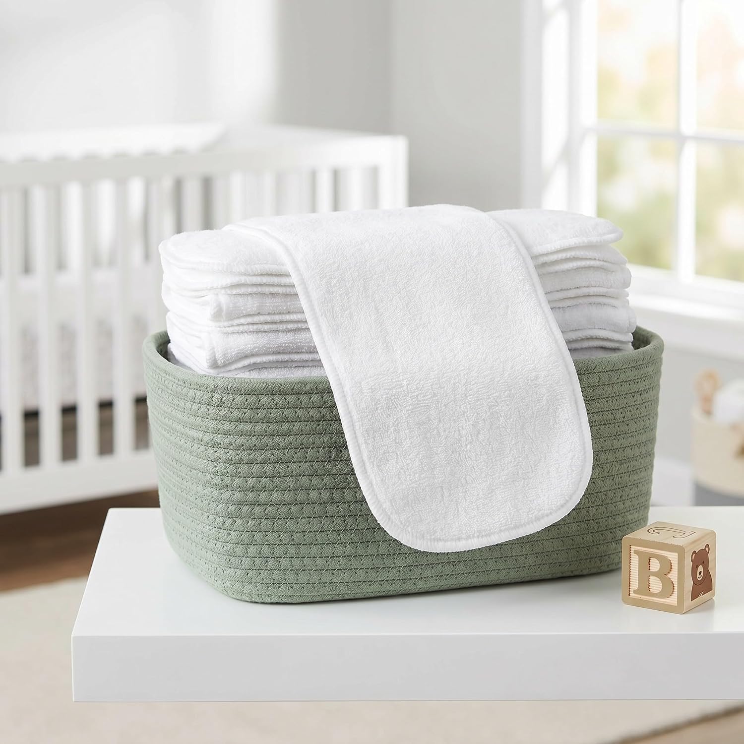 Reusable Cloth Diaper Insert Pads, 14pcs Double Layer Washable