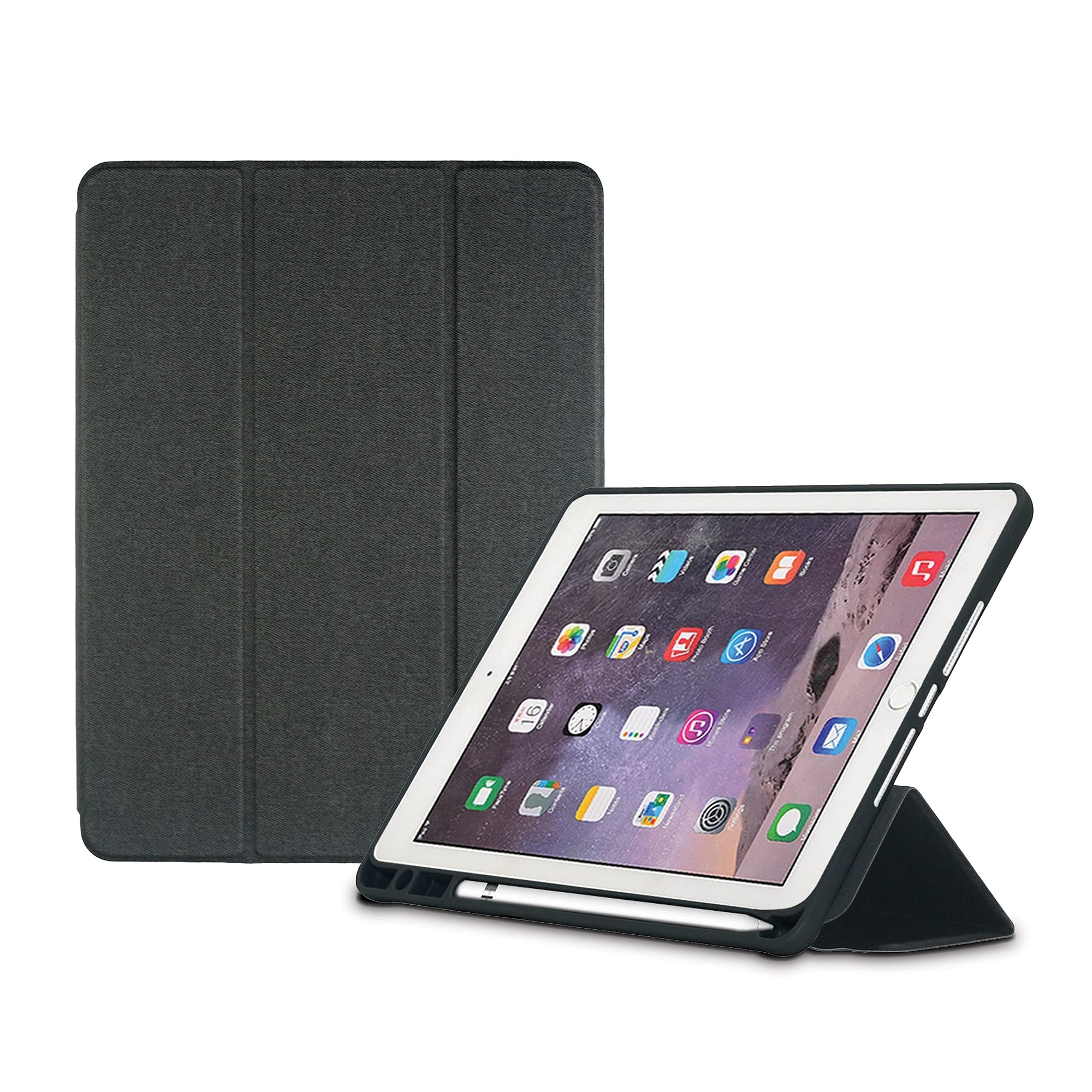 Neopack Trifold Delta Case/Flip Cover with Stylus Holder for Apple iPad Pro 11" 2nd Gen (Black) (B0894J1Z6K) Amazon Price History, Amazon Price Tracker