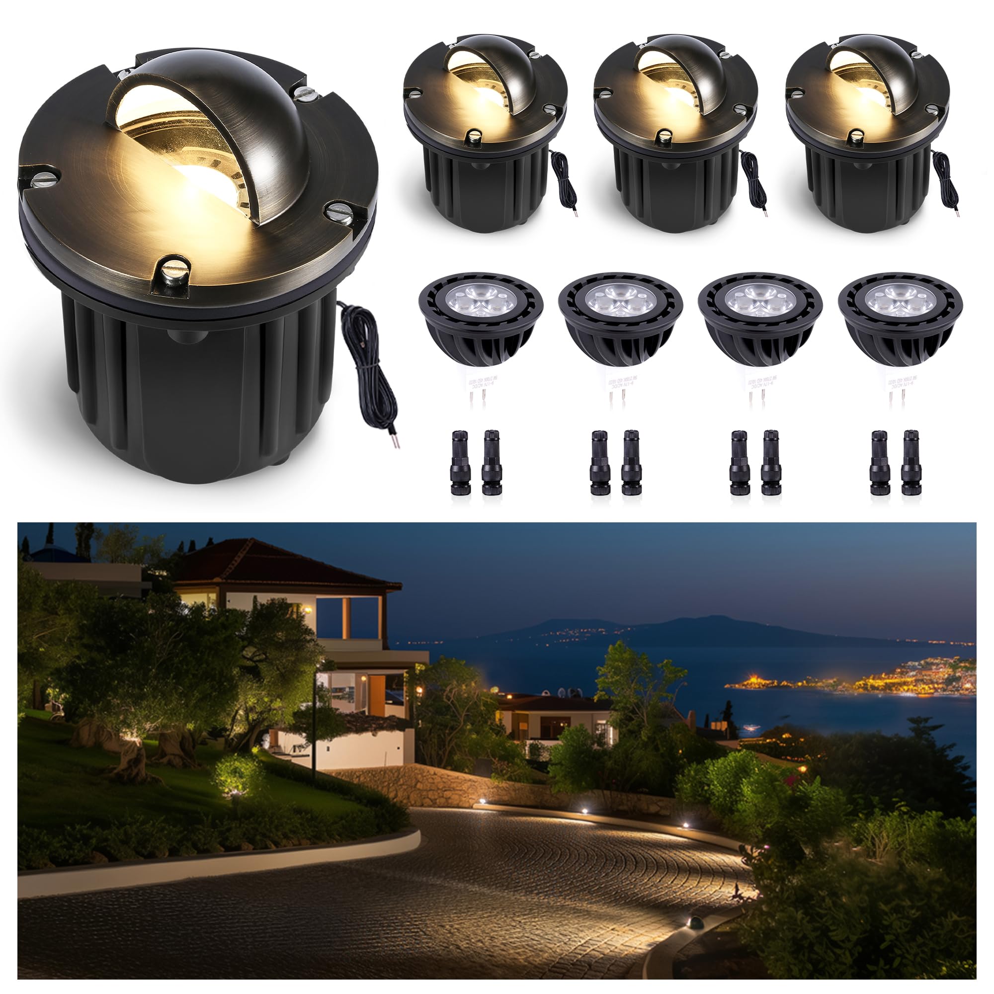 Well Light Tree Evergreen Outdoor Well Lights Weepong Solar Garden Lights 3 Pack New