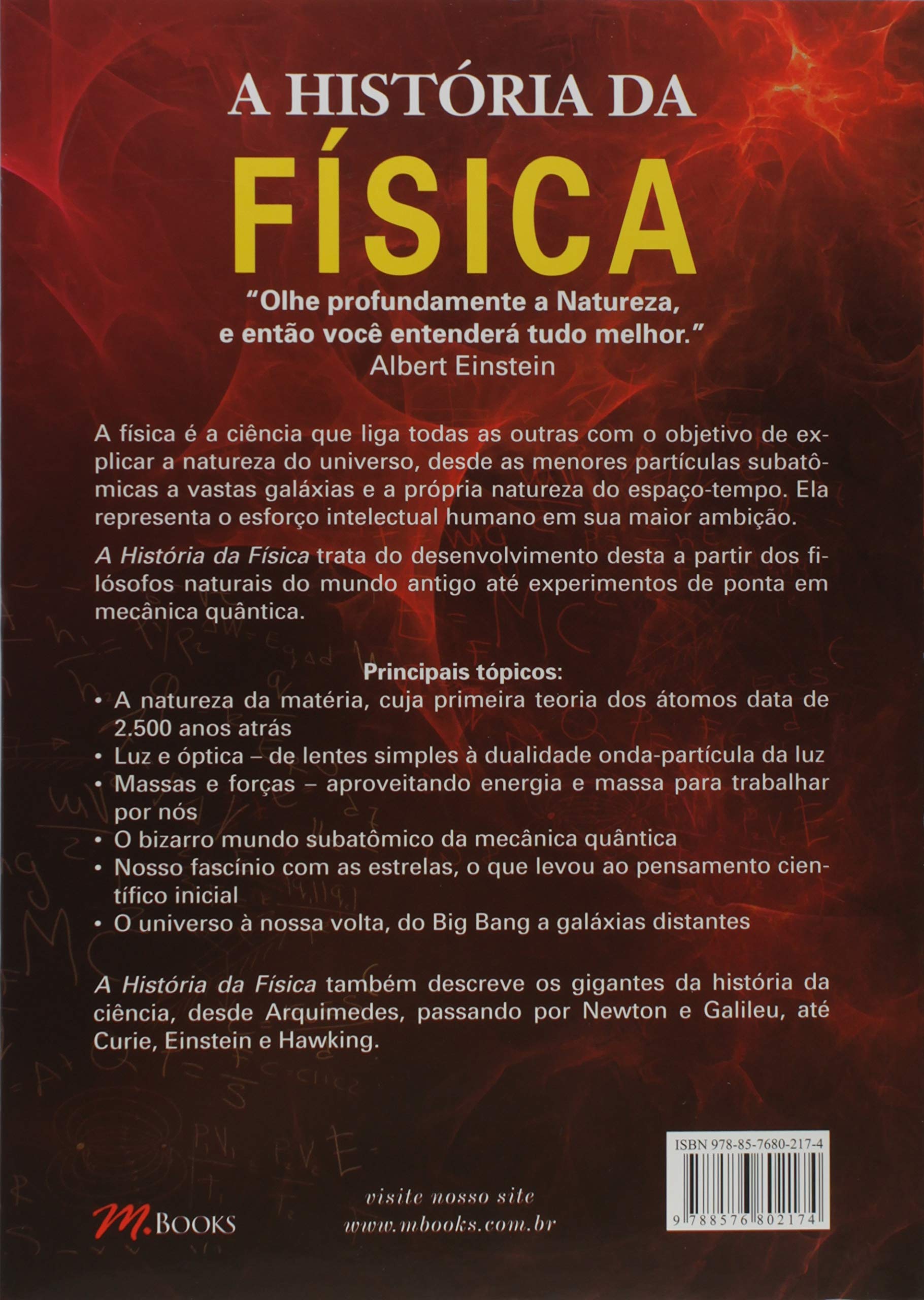 A História da Física. Da Filosofia ao Enigma da Matéria Negra (Em Portuguese do Brasil)