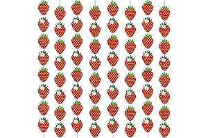 12 PCS Strawberry Party Banners | Strawberry Birthday Decorations