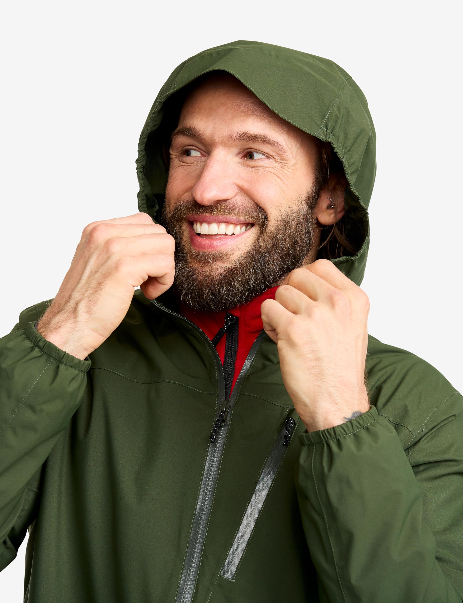 RevolutionRace Vector 2L Jacket para Hombre, Chaqueta Impermeable y Cortaviento para Senderismo