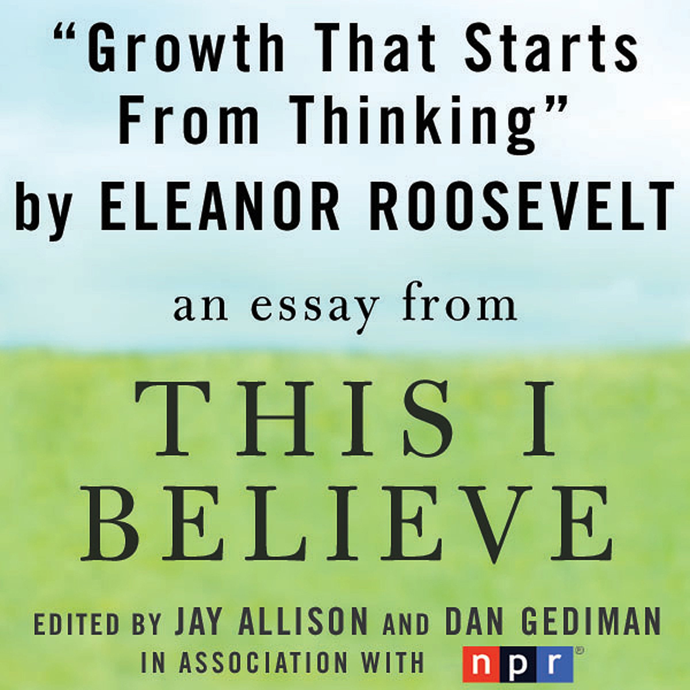 Cover art for Growth That Starts from Thinking