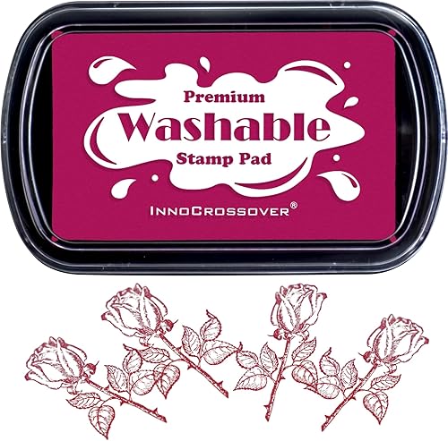 Miniatura 8 de Almohadilla de tinta lavable, sellos para niños, manualidades para niños, kit de huellas de patas, kit de huellas de bebé, almohadillas para sellos