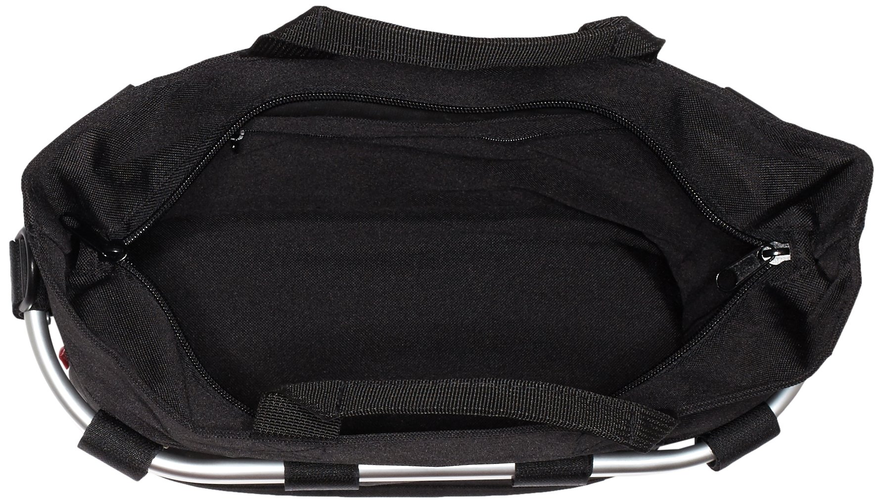 KLICKfix Farradtasche Bikebasket Oval S Schwarz, 34 x 31 x 17.5 cm