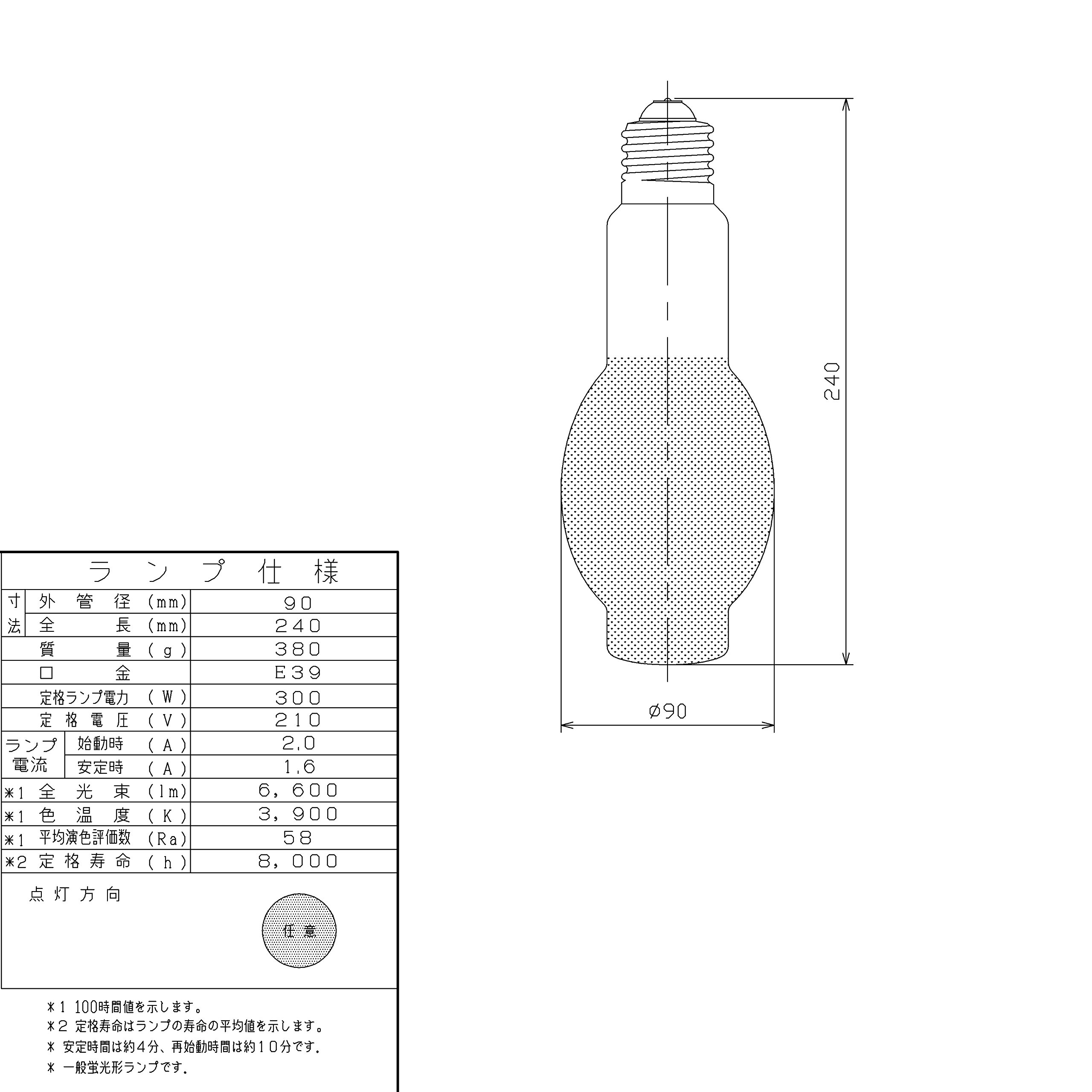 Amazon | 東芝ライテック 300W形 チョ-クレス 水銀ランプ BHF200