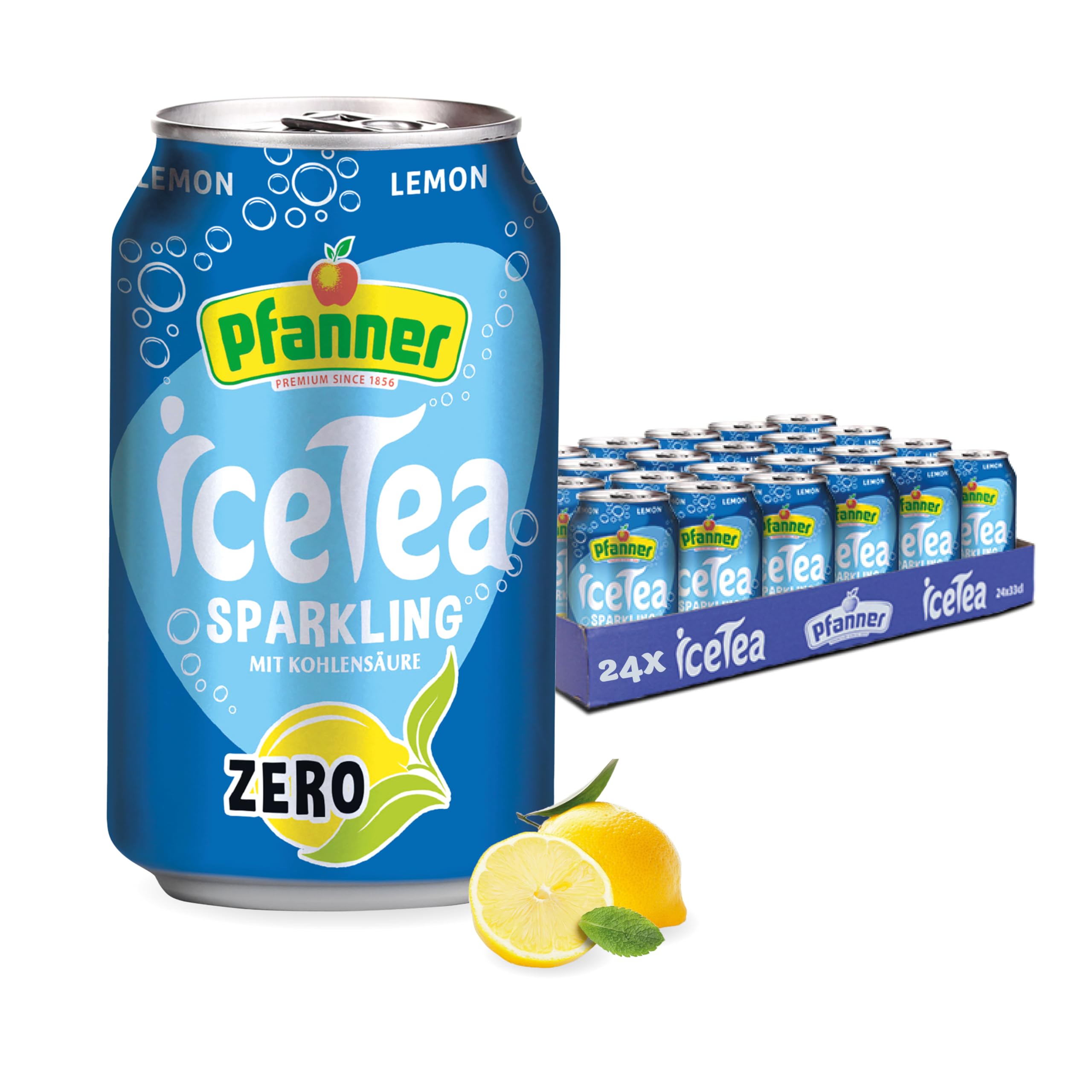Pfanner Lemon Zero Sparkling (24 x 0,33 l)