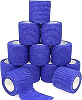 Vista 8 de Vendaje autoadhesivo cohesivo de animales, cinta autoadhesiva de primeros auxilios para perros, gatos, caballos, pájaros y muñeca para curación de 2