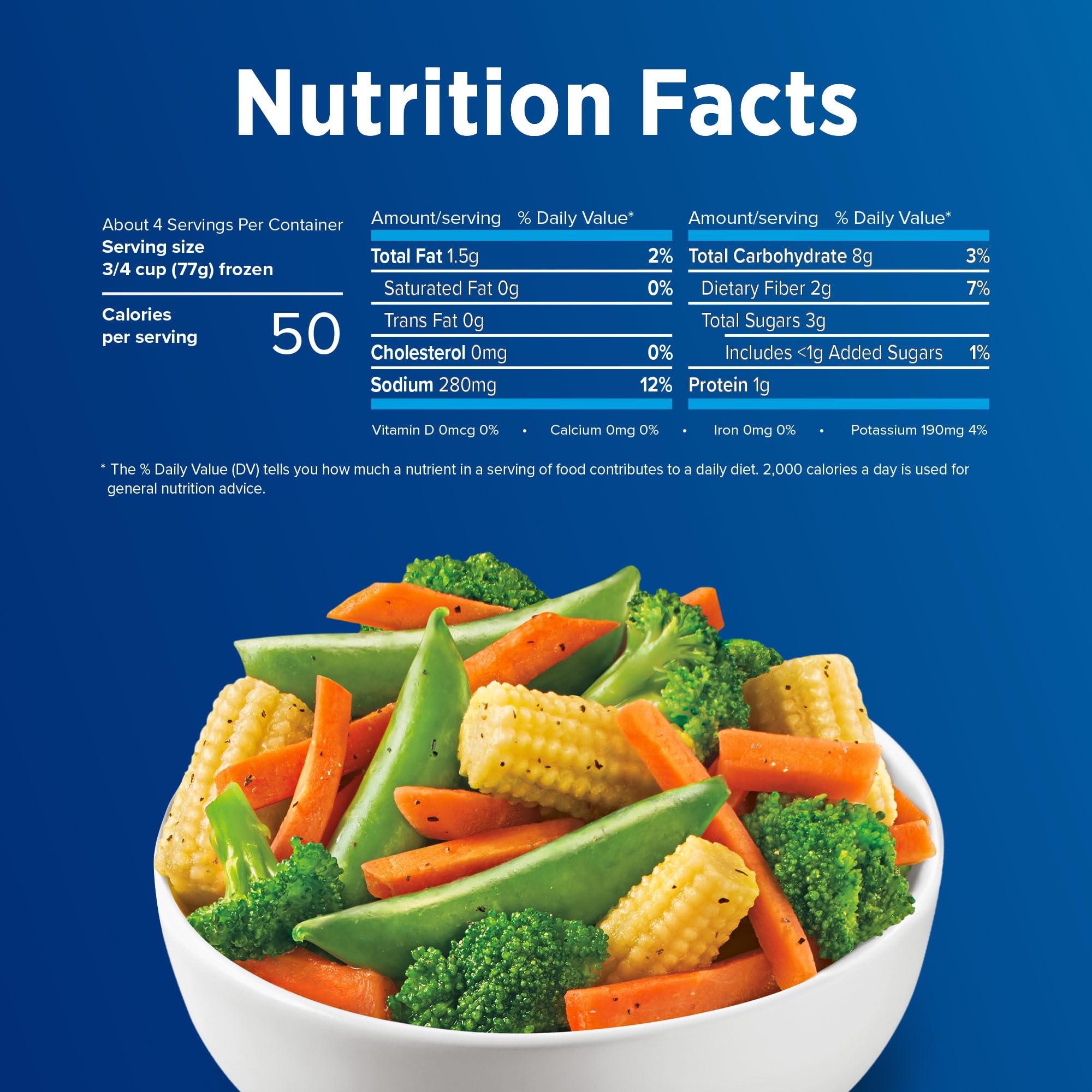 Birds Eye Steamfresh Asian Vegetable Medley Convenient Frozen Vegetables 10 8 OZ Bag — view 2