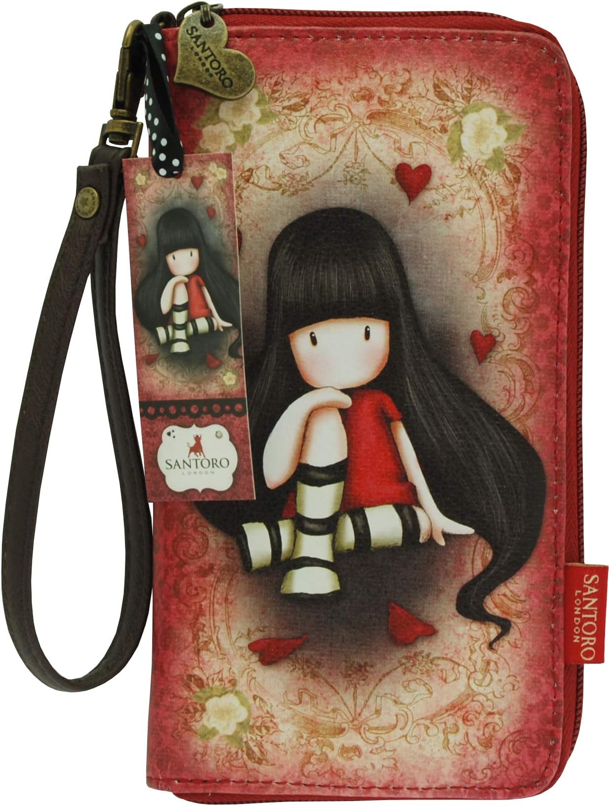 Santoro London Gorjuss The Collector Little Girl Large Zip Wallet