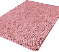 Vista 179 de Yeaban Juego de alfombras de baño verde manzana 2 piezas (20" x 32" y 17" x 24"), tapetes de baño de felpilla gruesa Alfombras de baño absorbentes