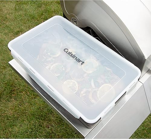 Miniatura 8 de Contenedor plegable para marinado XL Cuisinart, accesorios de parrilla de gran capacidad perfectos para barbacoas y fiestas, preparación de marinada