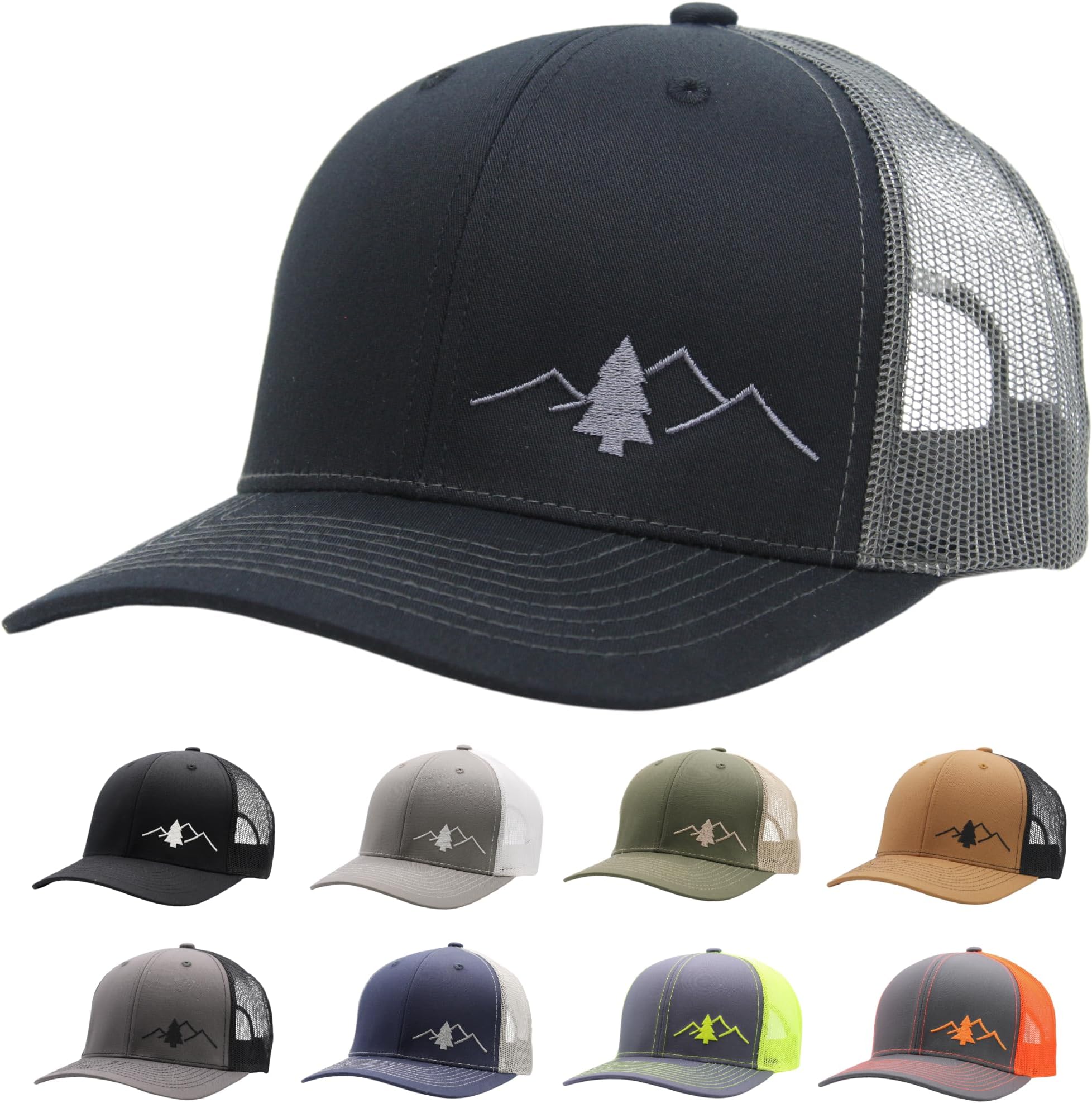 Lindo Trucker Hat - Great Outdoors Collection (Black/Graphite)
