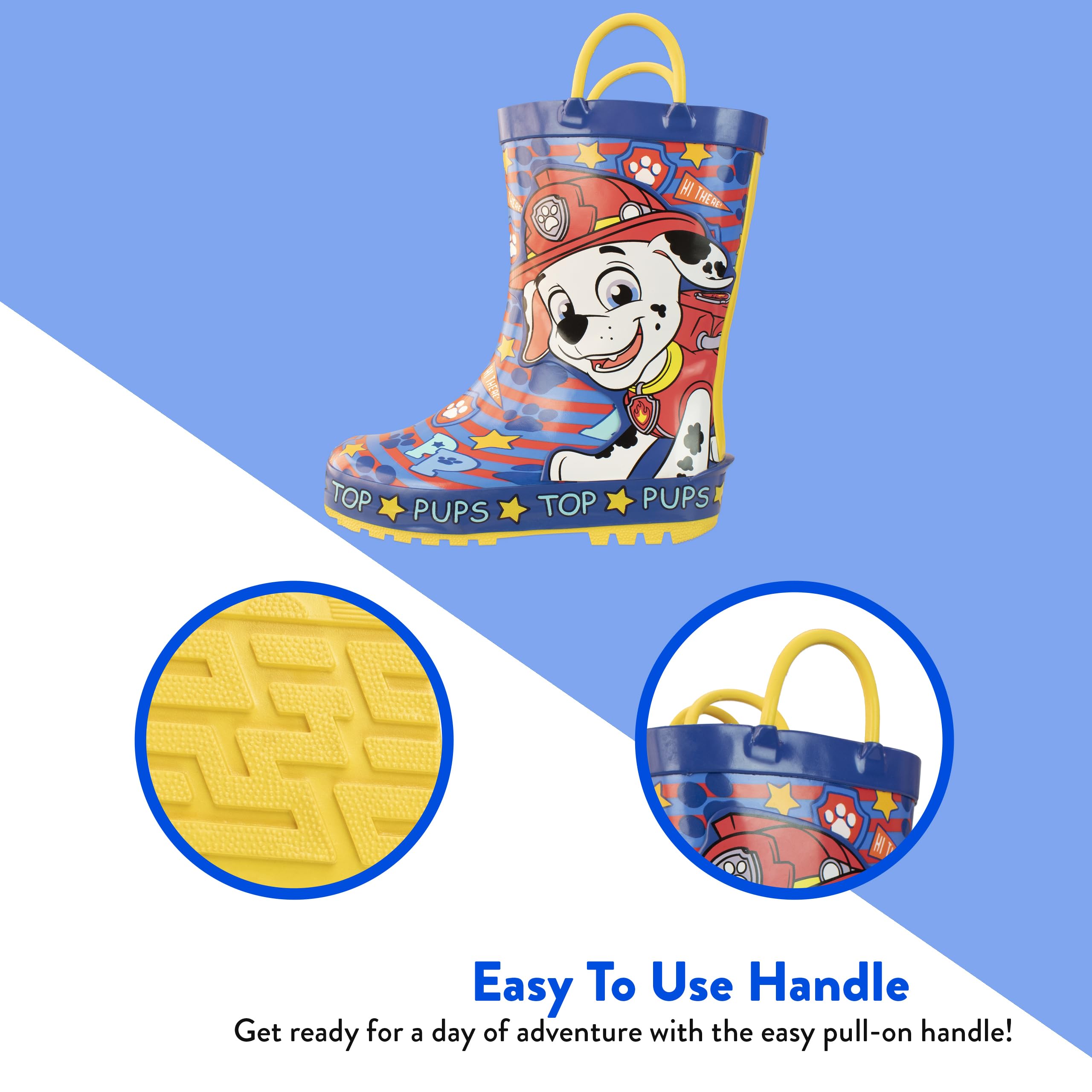 Paw Patrol Botas Impermeables para Niños La Patrulla Canina