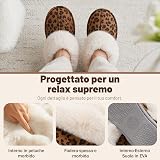 JOMIX Damskie kapcie zimowe ciepłe futrzane futro z podszewką ze sztucznego futra kapcie domowe zima miękka podeszwa TPR antypoślizgowa i cicha