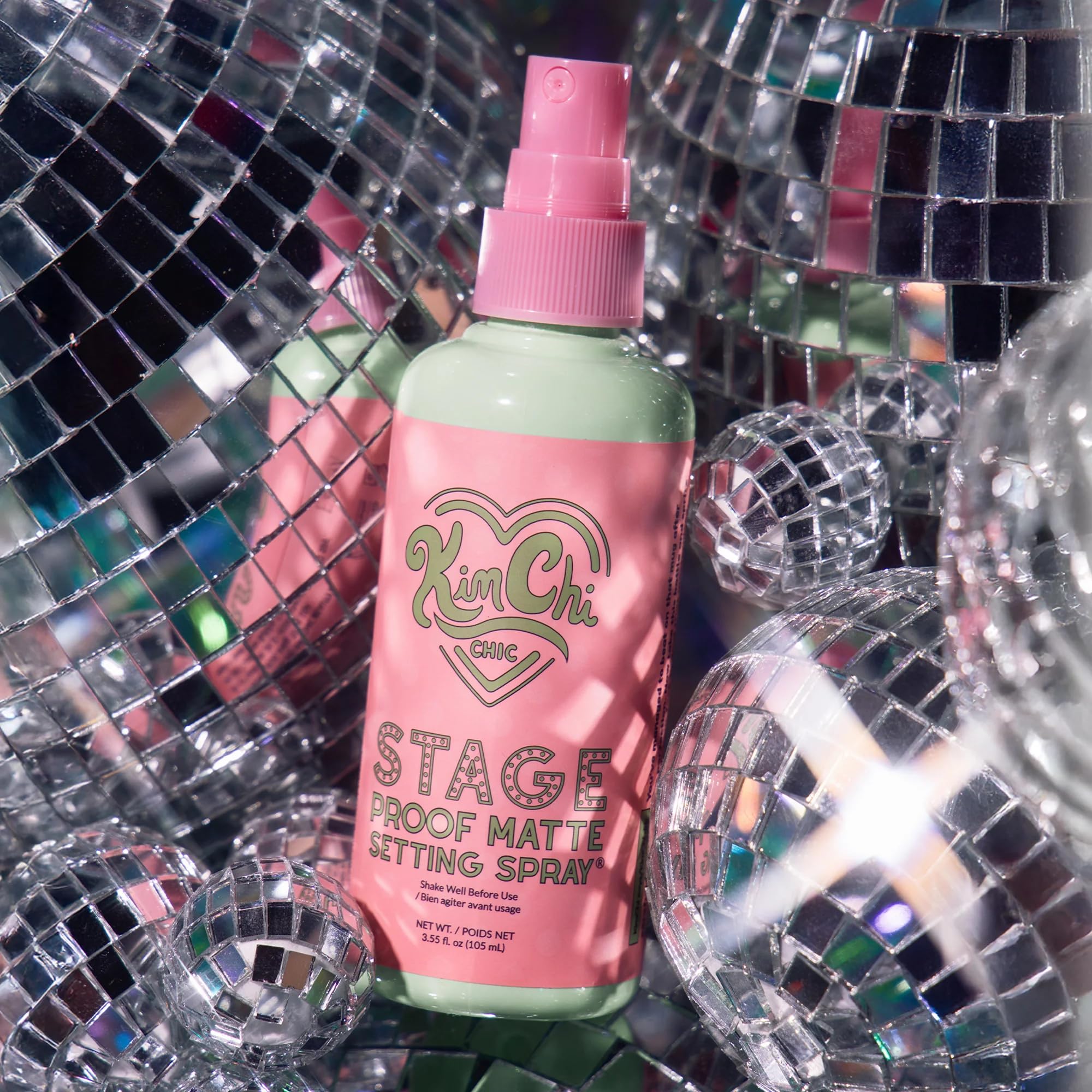 KimChiChic Beauty Stage Proof Matte Setting Spray, Makeup Finishing Mist and Fixative for All Skin Types, 3.55 fl oz