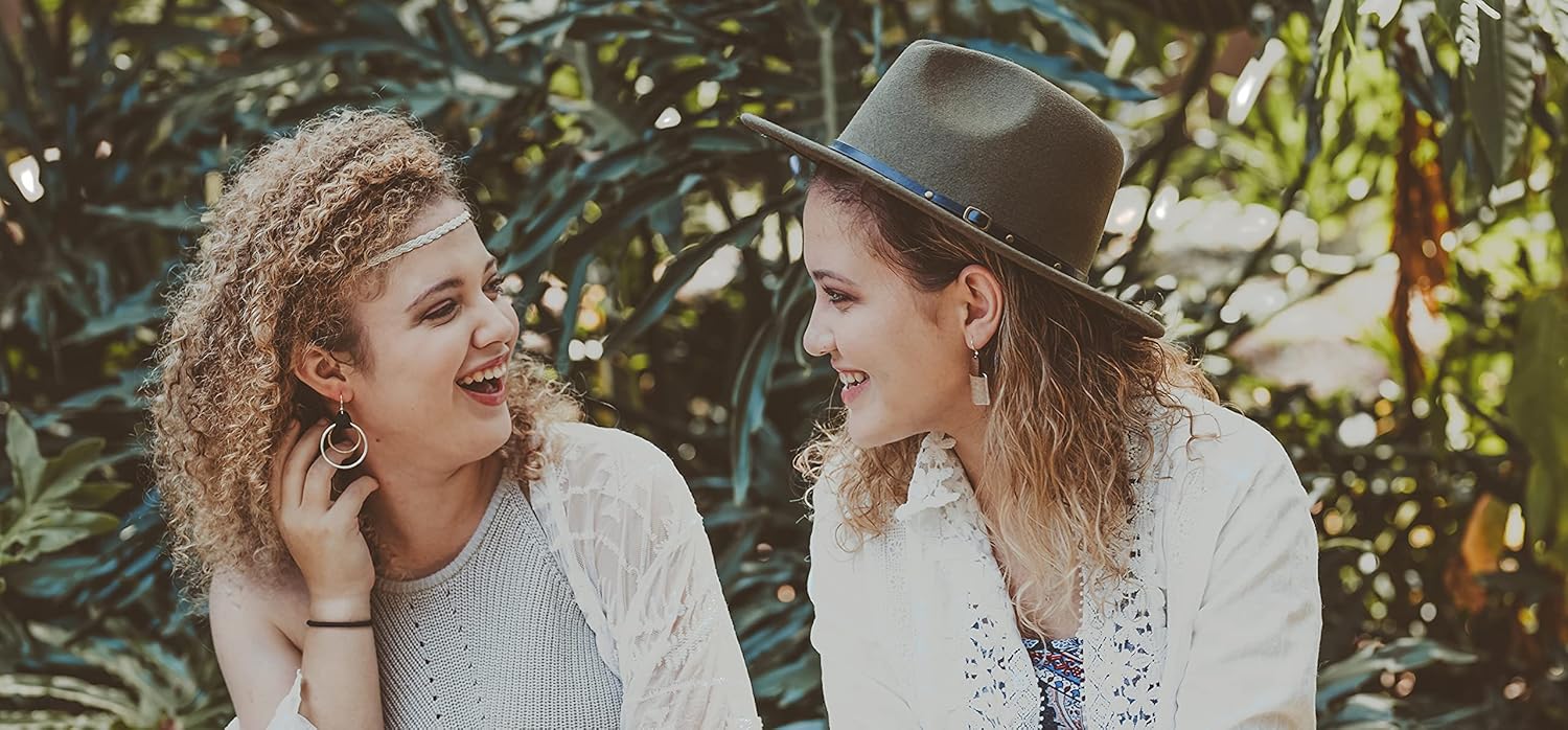 Black Leather Silver Square Earrings