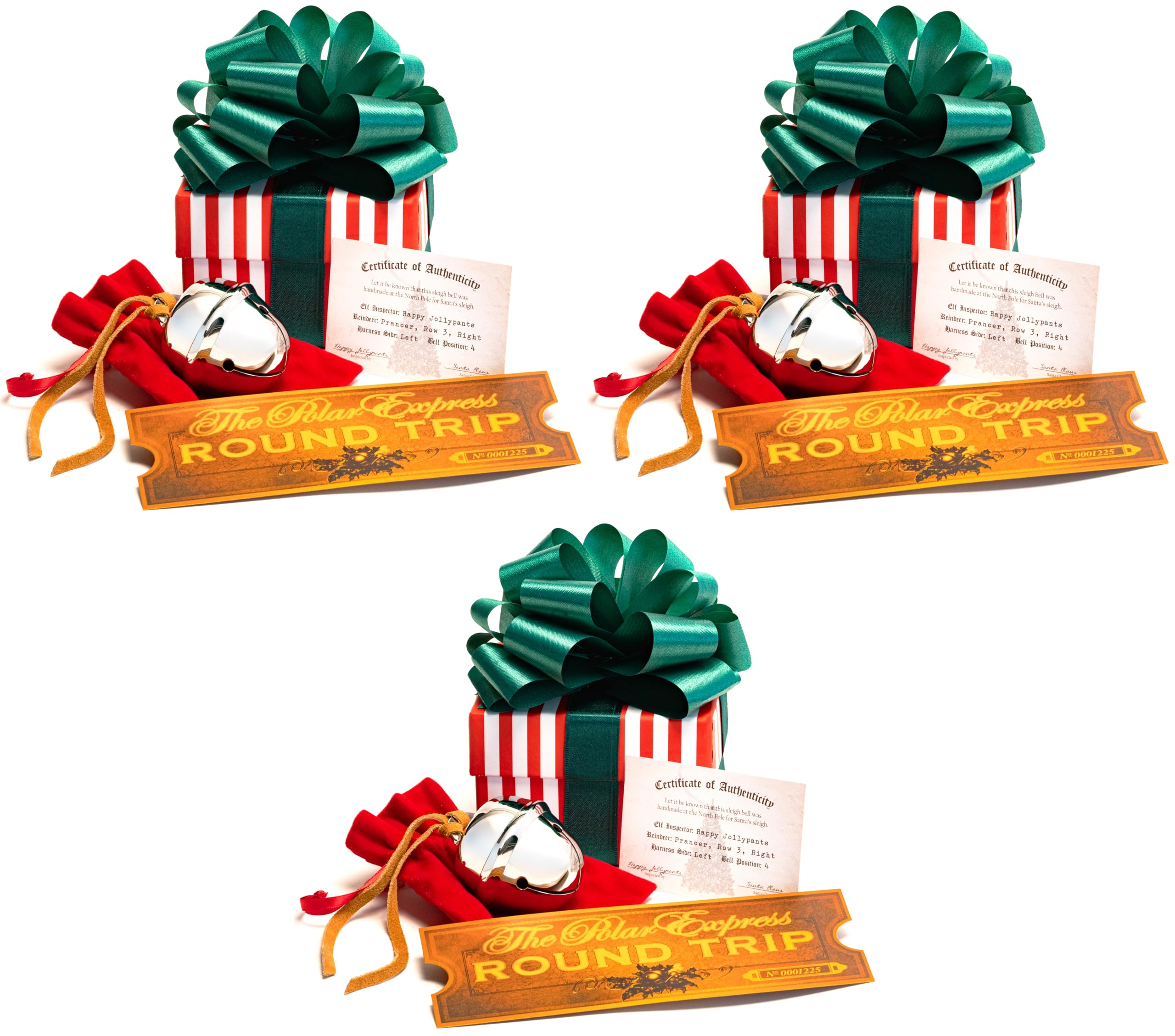 Hallmark Weihnachtsschmuck 2025 - Polar Express Glocke Santa's Schlittenglocke