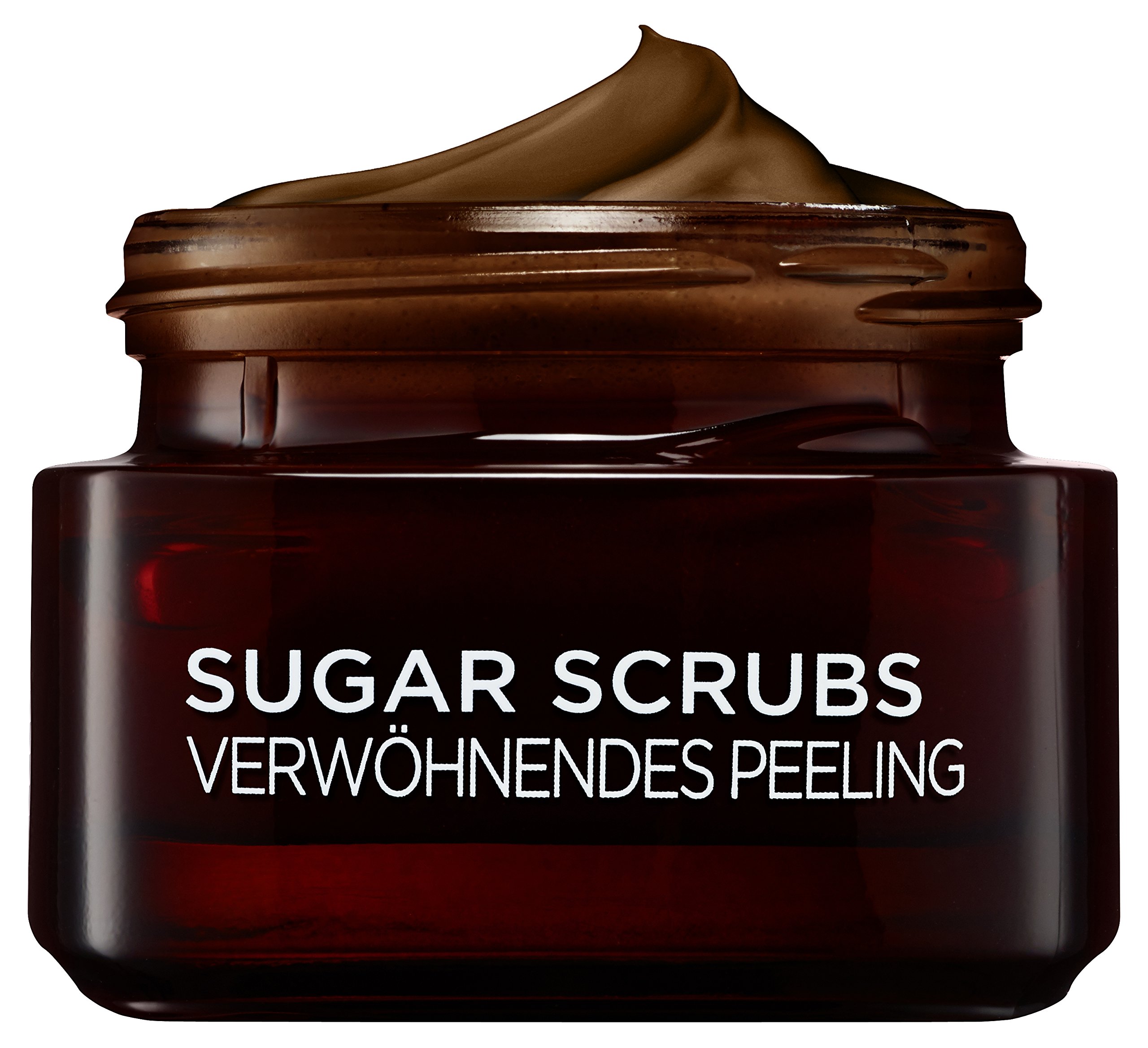 L'Oréal Paris Peeling do twarzy i ust, z cukrem i masłem kakaowym, peeling cukru i masła kakaowego, peeling, 1 x 50 ml
