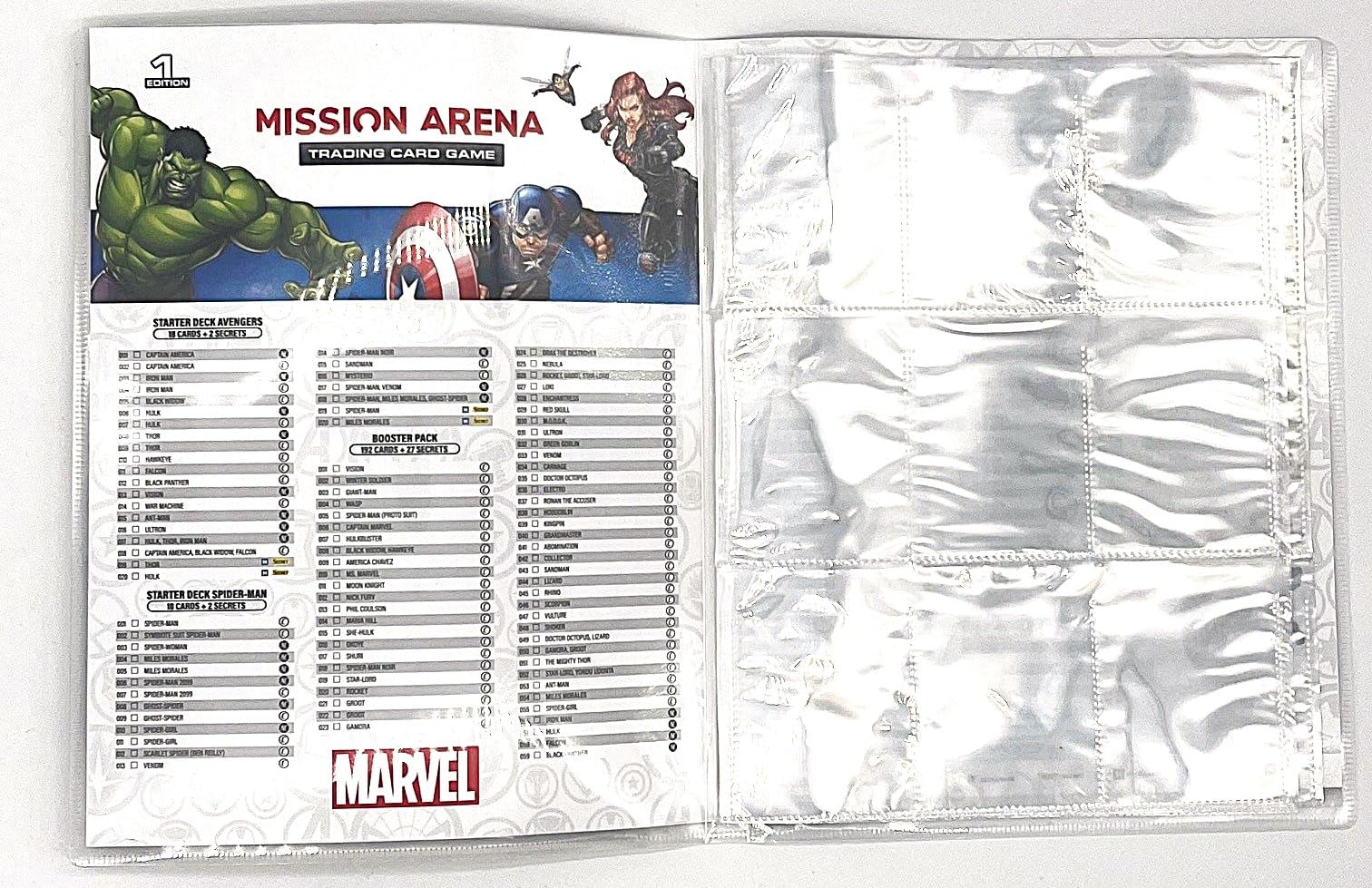 marvel card binder Amazon.com: Card Binder for Cards,4 Pocket with 50 Sleeves up to 400 Cards,Waterproof  Avengers Card Storage Bag for Boys,Games Cards Display Case : Electronics main image 1