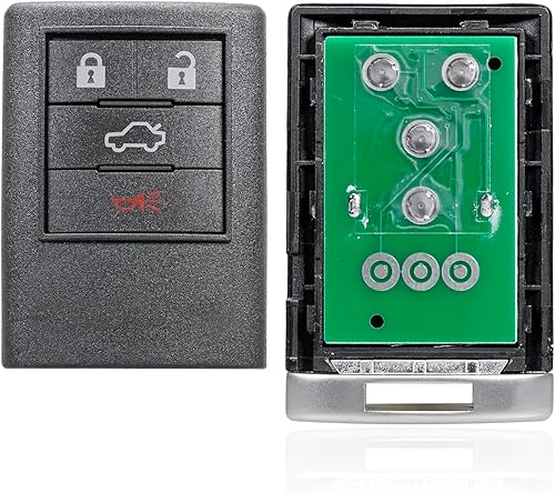 Miniatura 6 de Boxonly Llavero remoto de repuesto para automóvil OUC6000066 315MHz 4 botones para Cadillac STS DTS 2008 2009 2010 2011, para Cadillac CTS 2008 2009