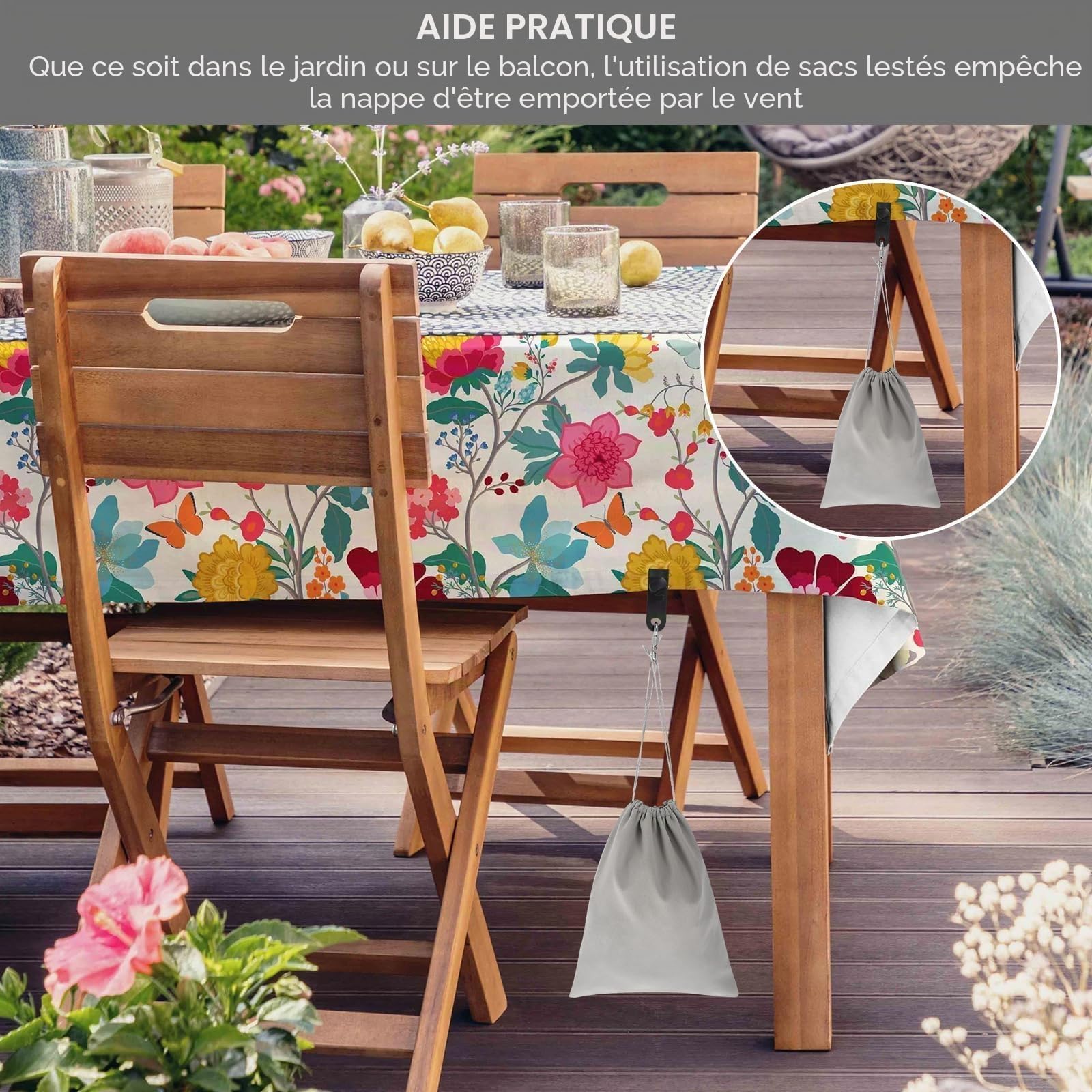 Lot de 10 sacs de lestage portables pour tonnelle, 20 x 25 cm, sacs de lestage en toile avec 12 mousquetons et clips