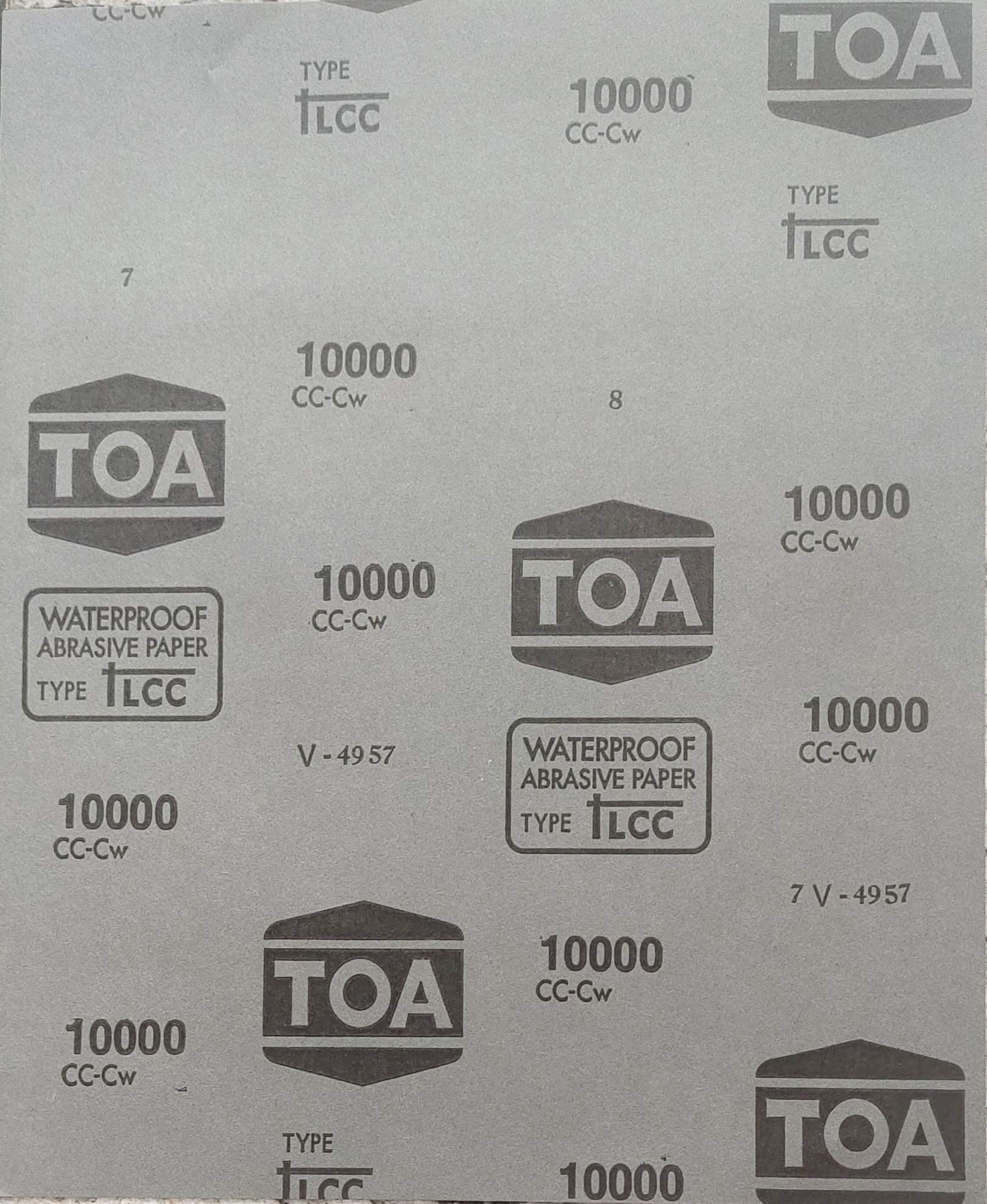 sarrahhigh Performance Silicon Carbide Wet/Dry Abrasive Sanding Paper Sheets 9x11 grit 3000, 5000, 7000, 10000-4nos one pcs in Each grit