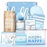 Birthday Gifts for Women&comma; Ocean-Themed Gift Set for Women&comma; Inspirational Thank You Gift Box&comma; Christmas Gifts Beach Spa Self Care Basket for Her Teen Girl Sister Friend Friendship Mom