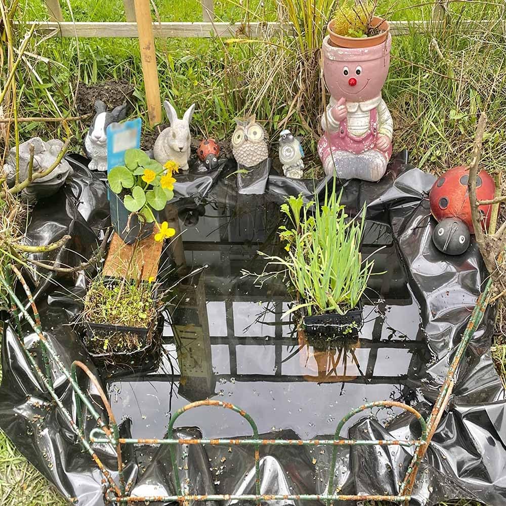 HDPE Teichfolie 6x10 Meter - Wasserdichte Membran Für Gartenteiche & Springbrunnen