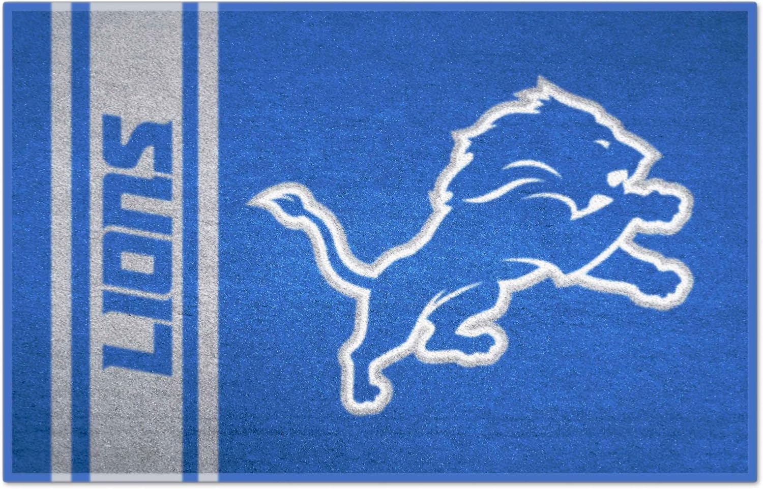 FANMATS 8241 NFL - Detroit Lions Starter Mat Accent Rug - 19in. x 30in. | Sports Fan Home Decor Rug and Tailgating Mat Uniform Design
