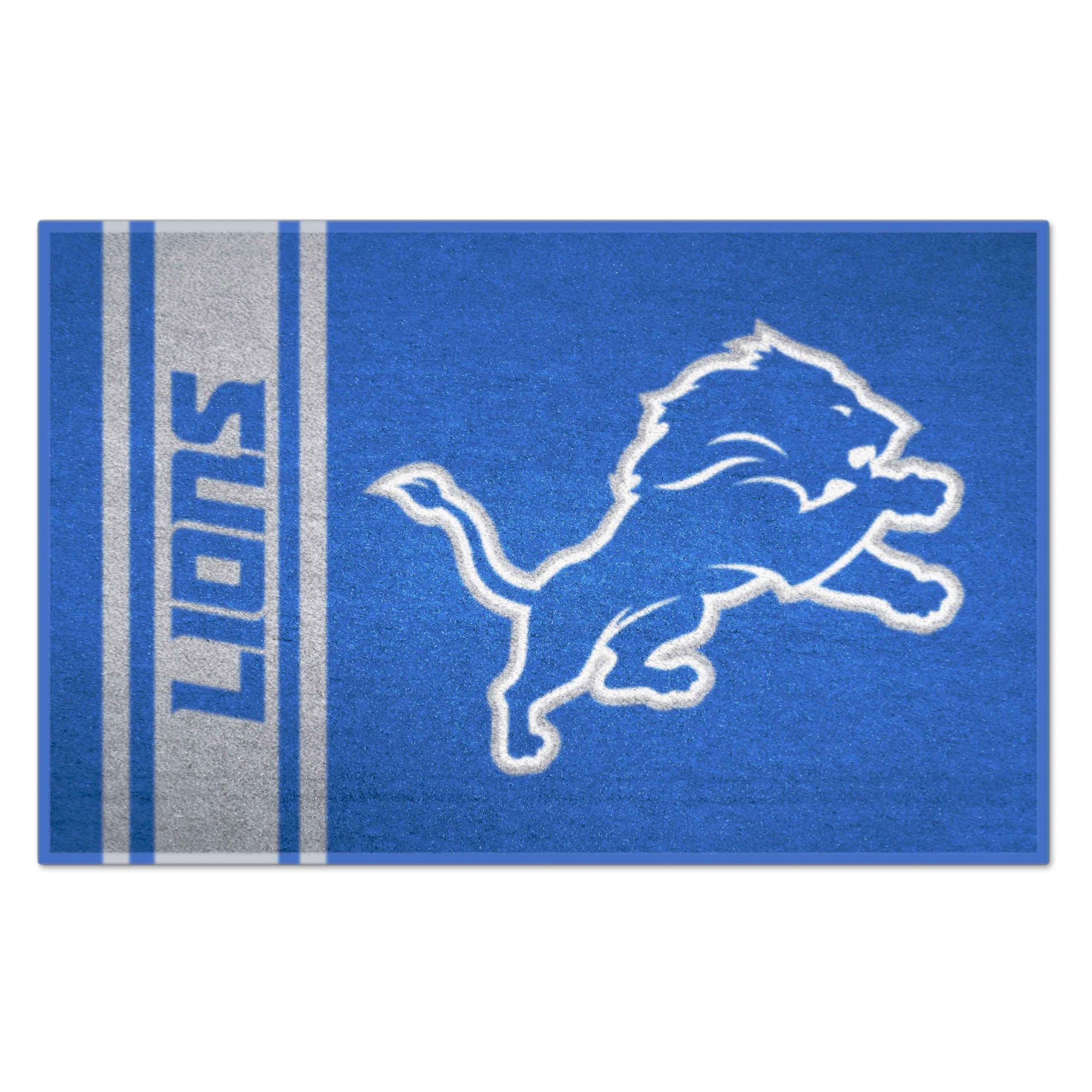 FANMATS 8241 NFL - Detroit Lions Starter Mat Accent Rug - 19in. x 30in. | Sports Fan Home Decor Rug and Tailgating Mat Uniform Design
