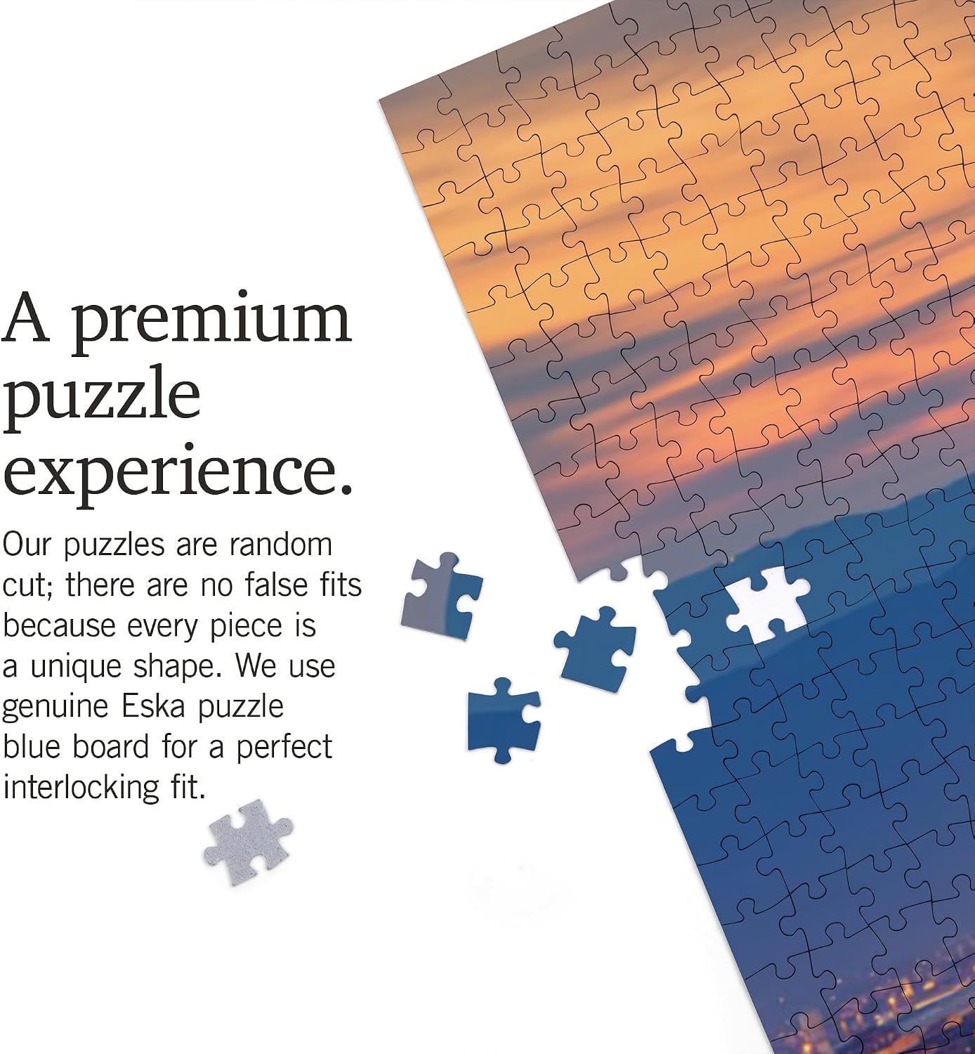 Lantern Press Twilight at Duomo in Florence, Italy A-91437 1000 Piece Jigsaw Puzzle for Adults, Made in USA with Reference Poster