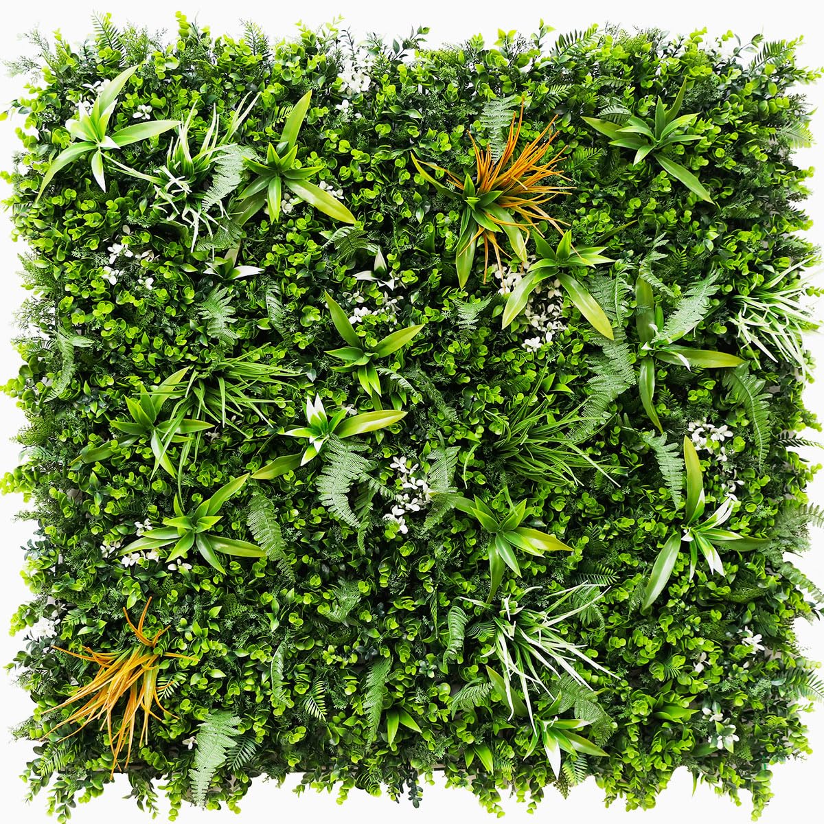 SYNTHAIETIK Mur Végétal Artificiel Savane - Décoration Intérieure & Extérieure - Haute Qualité - Résistant UV et Intempéries - Prix au m