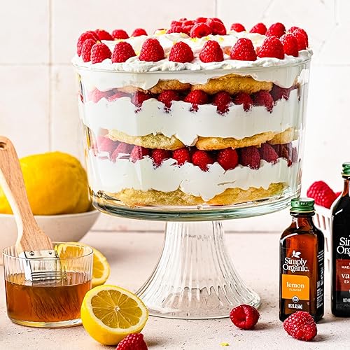 Miniatura 4 de Simply Organic Sabor a limón, tarro de vidrio de 2 onzas, sabor cítrico agrio para postres, batidos, té y más