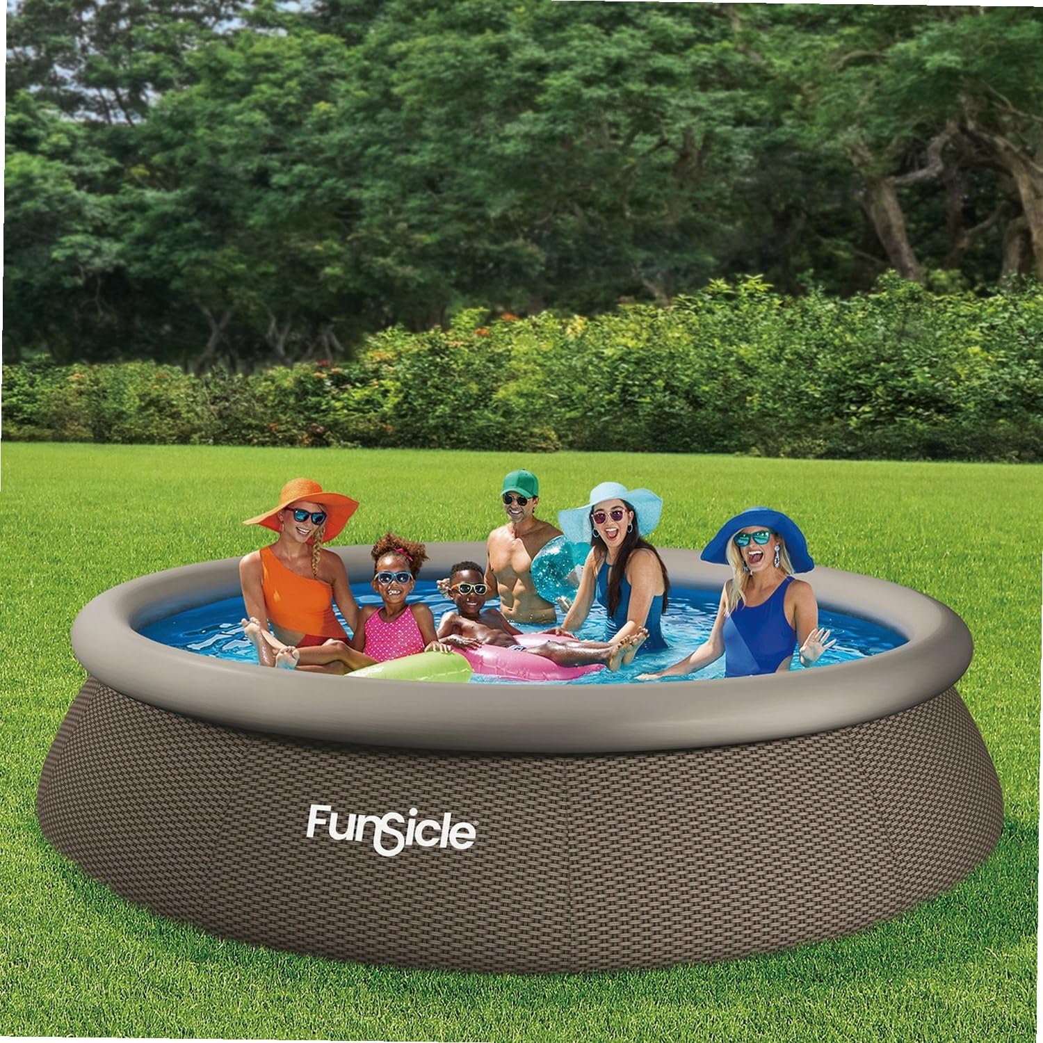 FUNSICLE Basen wolnostojący Quickset Designer™ Basen Ø3,66m x wys. 76cm