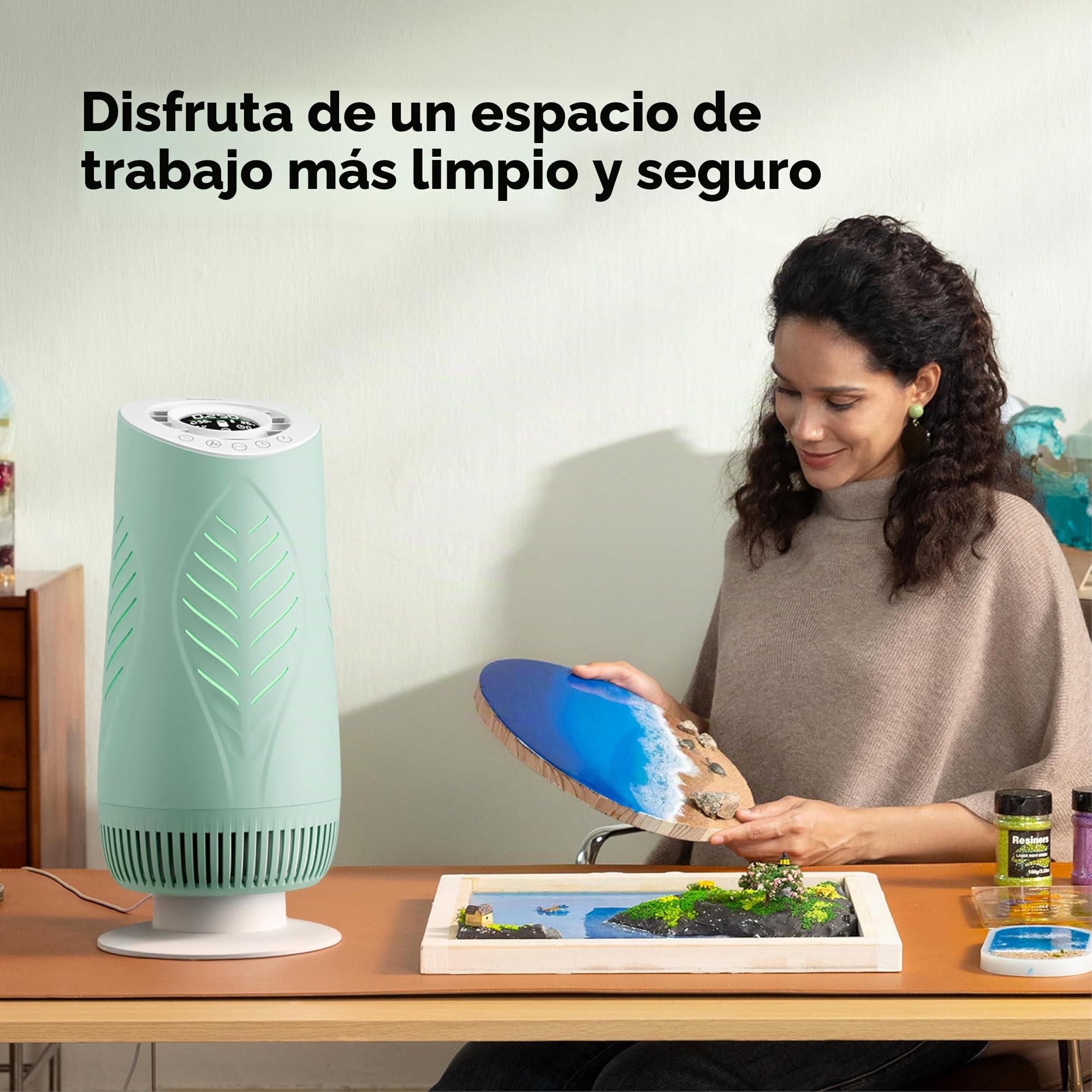 Resiners Purificador de aire puro personalizado para los amantes de la resina
