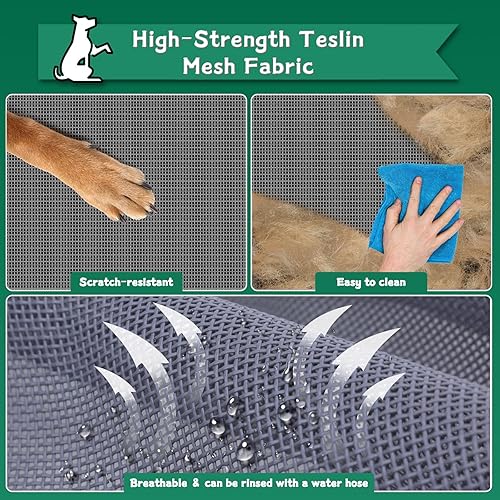 Miniatura 3 de Makerfire Cama elevada para perros para exteriores, camas para perros medianos, cama elevada para mascotas para interiores y exteriores, con patas