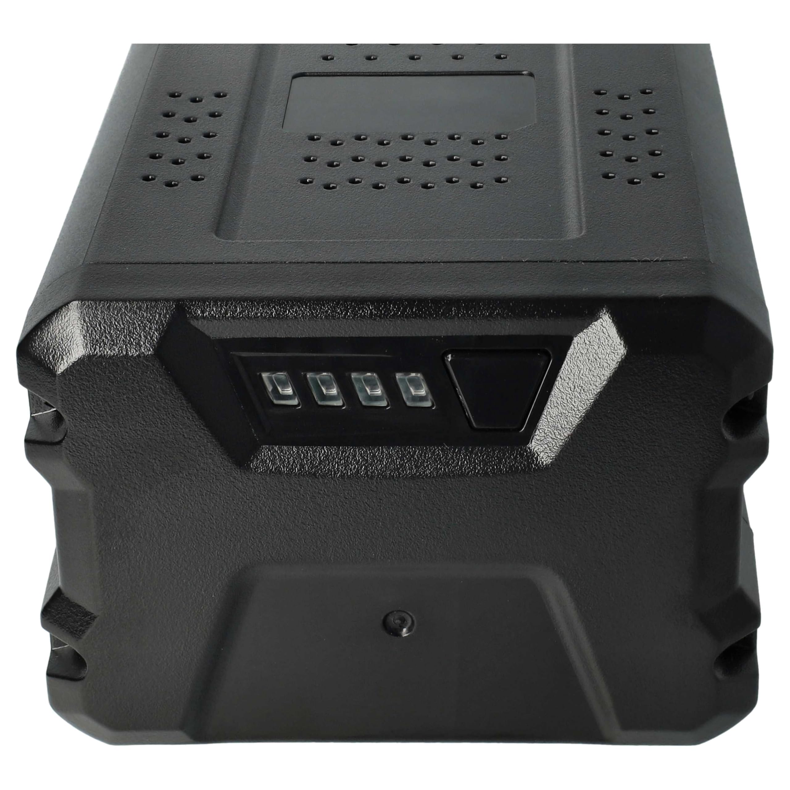 2x batteria sostituisce Stiga SBT 2580 AE, BT 80 Li 5.0, BT 80 Li 4.0 per utensile elettrico (6000 mAh, Li-Ion, 80 V)